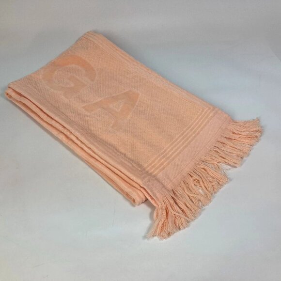 BALENCIAGA 535525 logo sports towel/beach towel set/fabric towel Pink Beige - Picture 9 of 12
